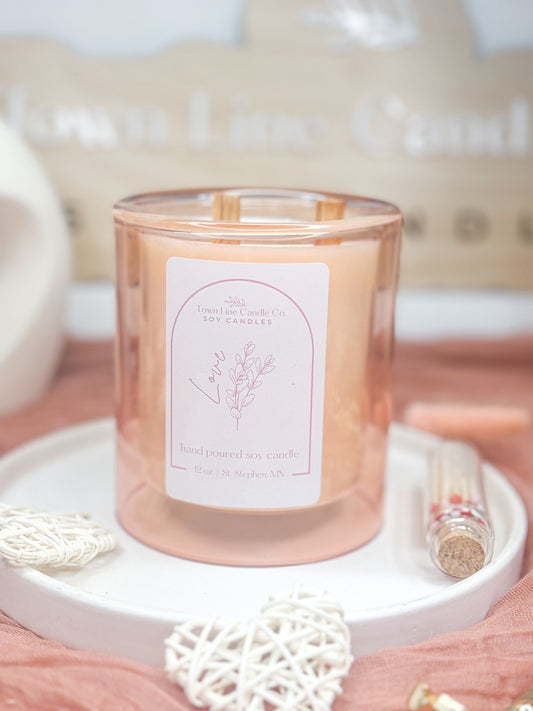 Allure 12 oz Soy Candle Love