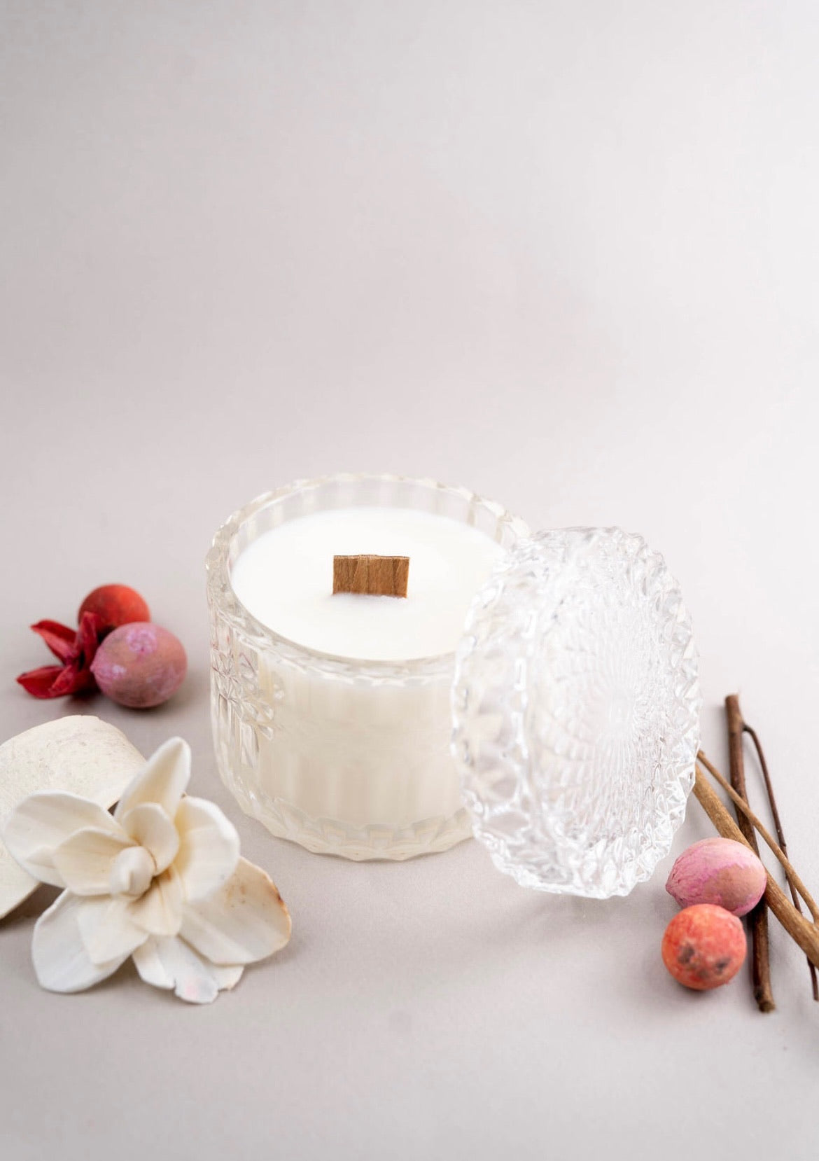 Sugar and Poppy Crystal Soy Candle