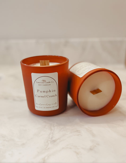 Fall Wooden Wick 12oz Soy Candle