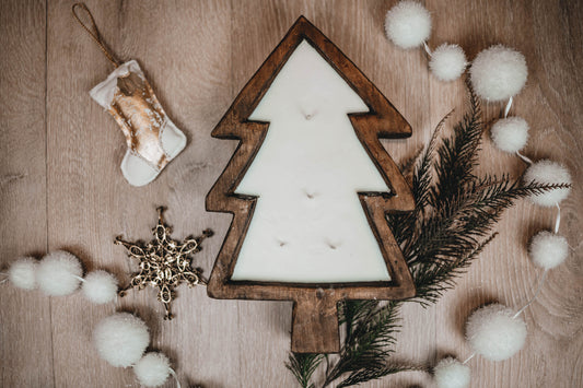 20oz Christmas Tree Dough Bowl CUSTOM ORDER