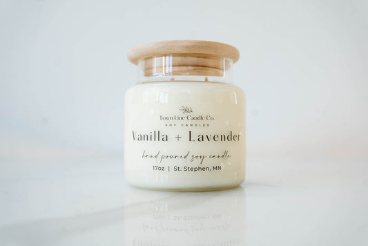 Vanilla + Lavender Soy Candle