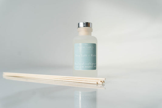 Sea Salt + Rain 4 oz Reed Diffuser