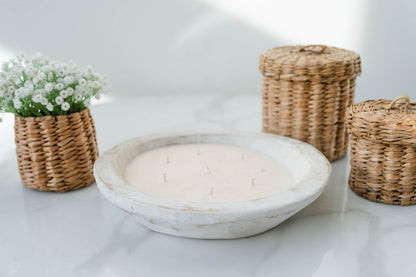 Round Soy Dough Bowl Candle WINTER CUSTOM ORDER